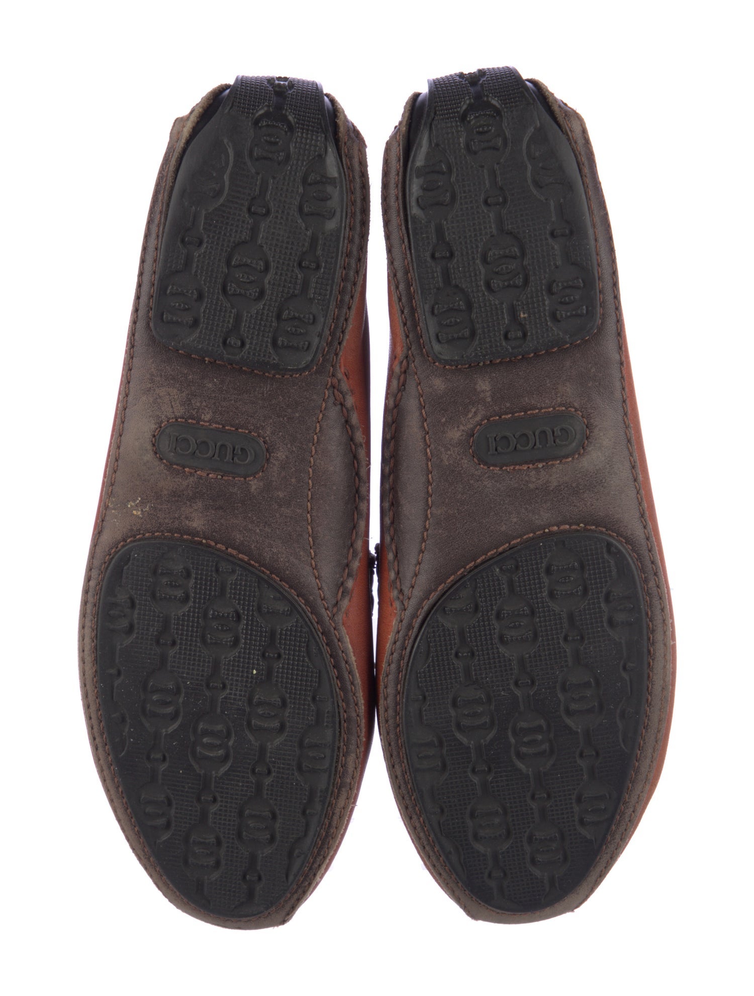 Gucci Horsebit Accent Leather Loafers